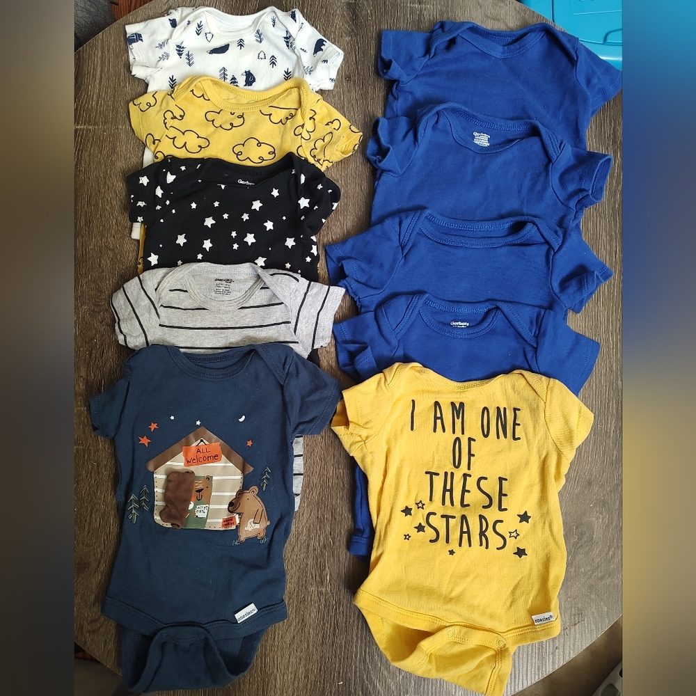 Onesies (size 0-3 months)